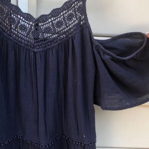 Boho off the shoulder dress!